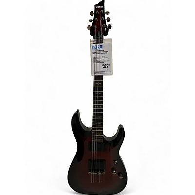 Schecter Guitar Research Used Schecter Guitar Research Demon 6 TRANS RED Solid Body Electric Guitar