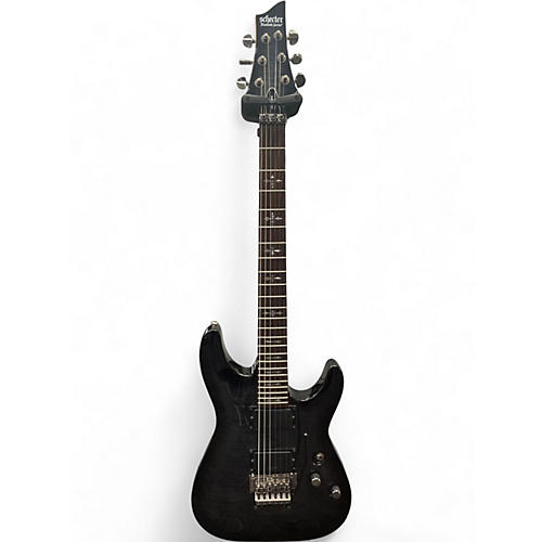 Used Schecter Guitar Research Demon 6 Trans Black Solid Body Electric Guitar Trans Black
