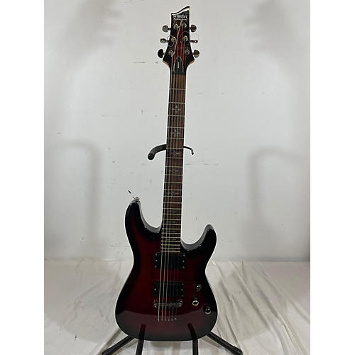 Schecter Guitar Research Used Schecter Guitar Research Demon 6 Trans Red Solid Body Electric Guitar Trans Red