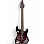 Used Schecter Guitar Research Demon 6 Trans Red Solid Body Electric Guitar Trans Red