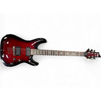 Used Schecter Guitar Research Demon 6 red Solid Body Electric Guitar