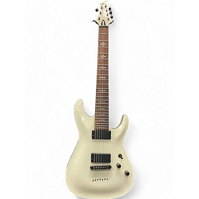 Schecter Guitar Research Used Schecter Guitar Research Demon 7 String Arctic White Solid Body Electric Guitar