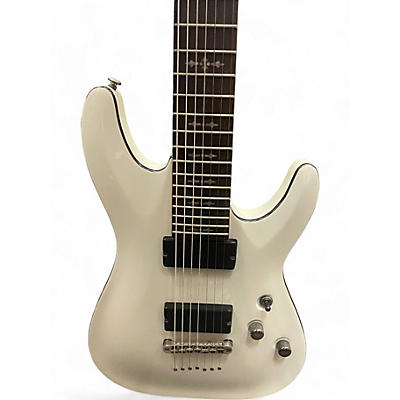 Schecter Guitar Research Used Schecter Guitar Research Demon 7 String Arctic White Solid Body Electric Guitar