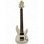 Used Schecter Guitar Research Demon 7 String Arctic White Solid Body Electric Guitar Arctic White