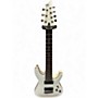 Used Schecter Guitar Research Demon 7 String Arctic White Solid Body Electric Guitar Arctic White