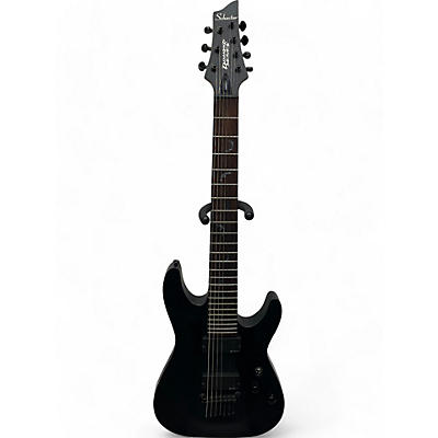 Schecter Guitar Research Used Schecter Guitar Research Demon 7 String Black Matte Solid Body Electric Guitar