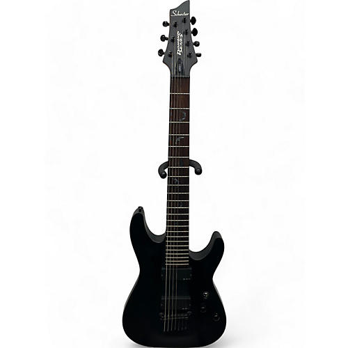 Schecter Guitar Research Used Schecter Guitar Research Demon 7 String Black Matte Solid Body Electric Guitar Black Matte