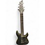 Used Schecter Guitar Research Demon 7 String Black Solid Body Electric Guitar Black