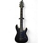 Used Schecter Guitar Research Demon 7 String Black and Yellow Solid Body Electric Guitar Black and Yellow