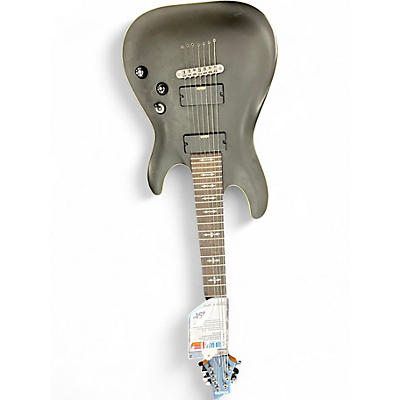 Used Schecter Guitar Research Demon 7 String Satin Black Solid Body Electric Guitar