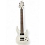 Used Schecter Guitar Research Demon 7 String VINTAGE WHITE Solid Body Electric Guitar VINTAGE WHITE