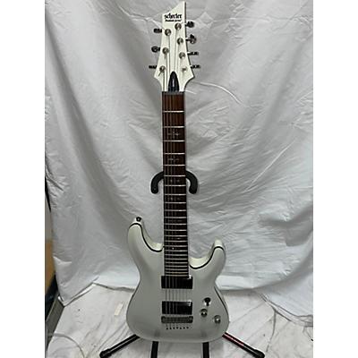 Schecter Guitar Research Used Schecter Guitar Research Demon 7 String Vintage White Solid Body Electric Guitar