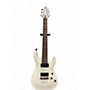 Used Schecter Guitar Research Demon 7 String Vintage White Solid Body Electric Guitar Vintage White