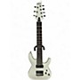 Used Schecter Guitar Research Demon 7 String Vintage White Solid Body Electric Guitar Vintage White