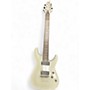 Used Schecter Guitar Research Demon 7 String Vintage White Solid Body Electric Guitar Vintage White