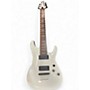 Used Schecter Guitar Research Demon 7 String WHITE Solid Body Electric Guitar WHITE