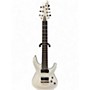 Used Schecter Guitar Research Demon 7 String WHITE Solid Body Electric Guitar WHITE