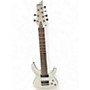 Used Schecter Guitar Research Demon 7 String WHITE Solid Body Electric Guitar WHITE