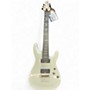Used Schecter Guitar Research Demon 7 String White Solid Body Electric Guitar White