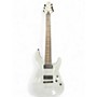 Used Schecter Guitar Research Demon 7 String White Solid Body Electric Guitar White
