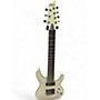 Used Schecter Guitar Research Demon 7 String White Solid Body Electric Guitar White
