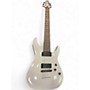 Used Schecter Guitar Research Demon 7 String White Solid Body Electric Guitar White