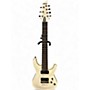 Used Schecter Guitar Research Demon 7 String White Solid Body Electric Guitar White