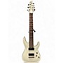 Used Schecter Guitar Research Demon 7 String White Solid Body Electric Guitar White