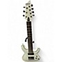 Used Schecter Guitar Research Demon 7 String white Solid Body Electric Guitar white