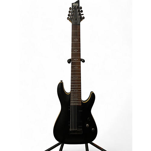 Schecter Guitar Research Used Schecter Guitar Research Demon 8 Satin Aged Black Solid Body Electric Guitar Satin Aged Black