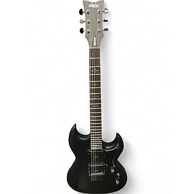 Used Schecter Guitar Research Demon S-II Aged Black Satin Solid Body Electric Guitar