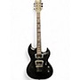 Used Schecter Guitar Research Demon S-II Black Solid Body Electric Guitar Black