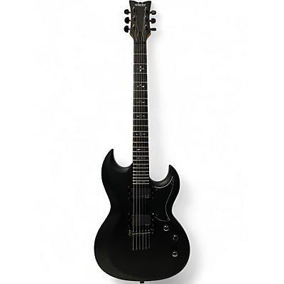 Used Schecter Guitar Research Demon S-II Satin Black Solid Body Electric Guitar