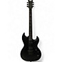 Used Schecter Guitar Research Demon S-II Satin Black Solid Body Electric Guitar Satin Black