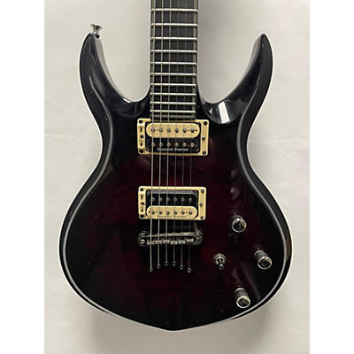 Schecter Guitar Research Used Schecter Guitar Research Devil Custom Crimson Red Solid Body Electric Guitar