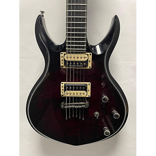 Schecter Guitar Research Used Schecter Guitar Research Devil Custom Crimson Red Solid Body Electric Guitar Crimson Red