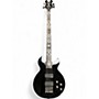 Used Schecter Guitar Research Devil Tribal Black Electric Bass Guitar Black