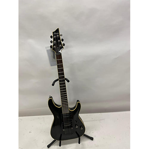 Schecter Guitar Research Used Schecter Guitar Research Diamond Blackjack Black Solid Body Electric Guitar Black