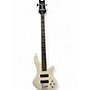 Used Schecter Guitar Research Diamond DELUXE Classic White Electric Bass Guitar Classic White