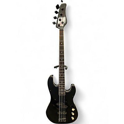 Used Schecter Guitar Research Diamond P Custom BLACK Electric Bass Guitar