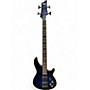 Used Schecter Guitar Research Diamond Passive Custom Active Blue Burst Electric Bass Guitar Blue Burst