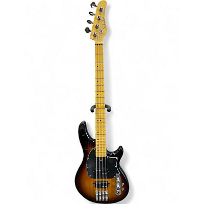 Used Schecter Guitar Research Diamond Research CV4 3 Color Sunburst Electric Bass Guitar
