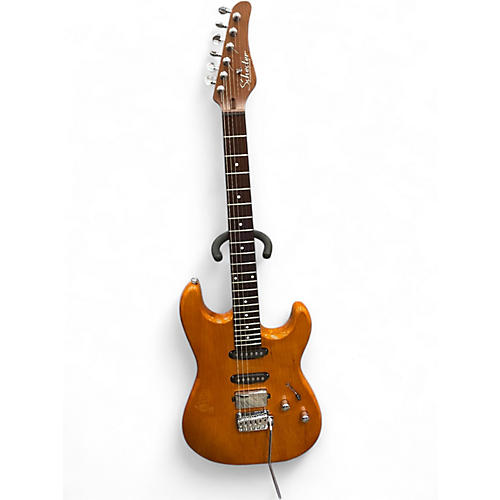 Used Schecter Guitar Research Diamond SERIES VAN RUYS Natural Solid Body Electric Guitar Natural