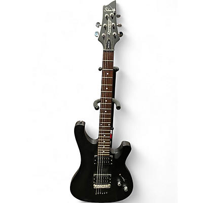 Used Schecter Guitar Research Diamond Series 006 Deluxe  Black Solid Body Electric Guitar