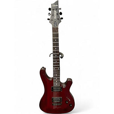 Used Schecter Guitar Research Diamond Series 006 Deluxe Red Solid Body Electric Guitar