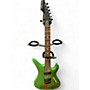 Used Schecter Guitar Research Diamond Series A-7 Green Sparkle Finish Solid Body Electric Guitar Green Sparkle Finish
