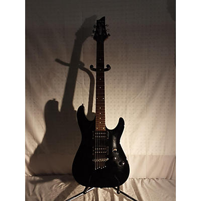 Schecter Guitar Research Used Schecter Guitar Research Diamond Series Black Solid Body Electric Guitar