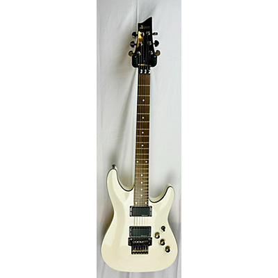 Schecter Guitar Research Used Schecter Guitar Research Diamond Series C-1 FR Pearl White Solid Body Electric Guitar