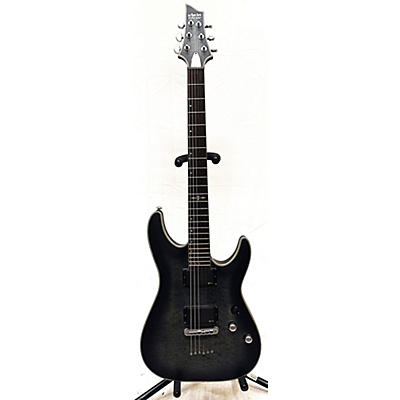 Schecter Guitar Research Used Schecter Guitar Research Diamond Series C-1 Platinum Black Solid Body Electric Guitar