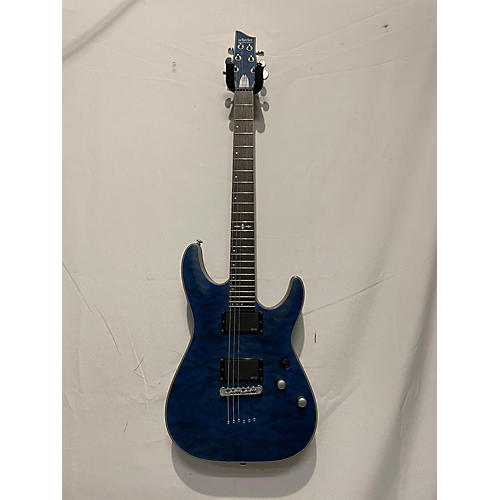 Schecter Guitar Research Used Schecter Guitar Research Diamond Series C-1 Platinum Midnight Blue Solid Body Electric Guitar Midnight Blue